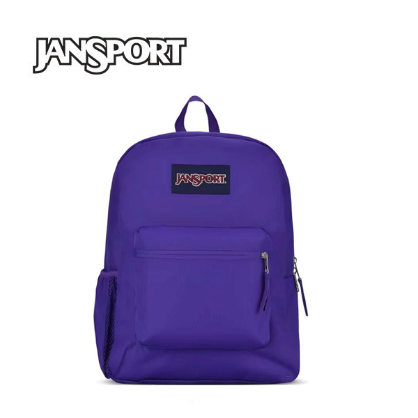 Jansport 後背包 運動戶外 雙肩書包 電腦包 隔層側袋 男女同款 炫動紫 Jansport 後背包 運動戶外 雙肩書包 電腦包 隔層側袋 男女同款 炫動紫